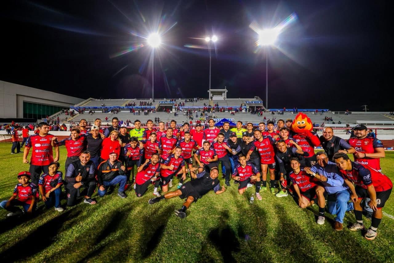 Felicitó Carlos Peña Ortiz al equipo Calor de Reynosa que avanza a la Liguilla